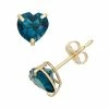 Designs By Gioelli London Blue Topaz 10k Gold Heart Stud Earrings -Designs by Gioelli Shop unnamed file 1562