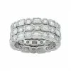 Designs By Gioelli Sterling Silver Cubic Zirconia Stackable Eternity Ring Set -Designs by Gioelli Shop unnamed file 1576