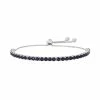 Designs By Gioelli Sterling Silver Lab-Created Sapphire Lariat Bracelet -Designs by Gioelli Shop unnamed file 1601