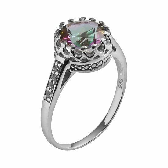 Designs by Gioelli Sterling Silver Rainbow Quartz and Lab-Created White Sapphire Crown Ring Designs By Gioelli Sterling Silver Rainbow Quartz And Lab-Created White Sapphire Crown Ring -Designs by Gioelli Shop unnamed file 1613