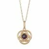 Designs By Gioelli 10k Gold Mystic Topaz Knot Pendant Necklace