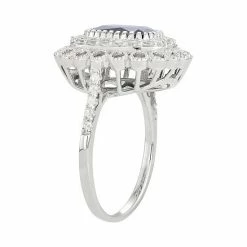 Designs By Gioelli Sterling Silver Lab-Created Blue & White Sapphire Halo Ring 3 Designs By Gioelli Sterling Silver Lab-Created Blue & White Sapphire Halo Ring -Designs by Gioelli Shop unnamed file 1632