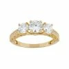 Designs By Gioelli Cubic Zirconia 3-Stone Engagement Ring In 10k Gold -Designs by Gioelli Shop unnamed file 1639