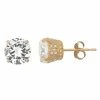 Designs By Gioelli 10k Gold Lab-Created White Sapphire & Diamond Stud Earrings 1 Designs By Gioelli 10k Gold Lab-Created White Sapphire & Diamond Stud Earrings -Designs by Gioelli Shop unnamed file 1652