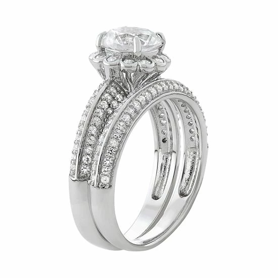 Designs by Gioelli Sterling Silver Lab-Created White Sapphire Flower Engagement Ring Set Designs By Gioelli Sterling Silver Lab-Created White Sapphire Flower Engagement Ring Set -Designs by Gioelli Shop unnamed file 1675