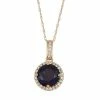 Designs By Gioelli 10k Gold Lab-Created Blue & White Sapphire Halo Pendant Necklace 2 Designs By Gioelli 10k Gold Lab-Created Blue & White Sapphire Halo Pendant Necklace -Designs by Gioelli Shop unnamed file 1716