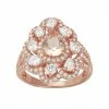 Designs By Gioelli 14k Rose Gold Over Silver Simulated Morganite & Cubic Zirconia Scalloped Ring 1 Designs By Gioelli 14k Rose Gold Over Silver Simulated Morganite & Cubic Zirconia Scalloped Ring -Designs by Gioelli Shop unnamed file 1726
