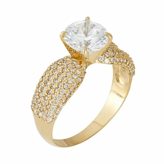Designs by Gioelli Cubic Zirconia Engagement Ring in 10k Gold Designs By Gioelli Cubic Zirconia Engagement Ring In 10k Gold -Designs by Gioelli Shop unnamed file 1731