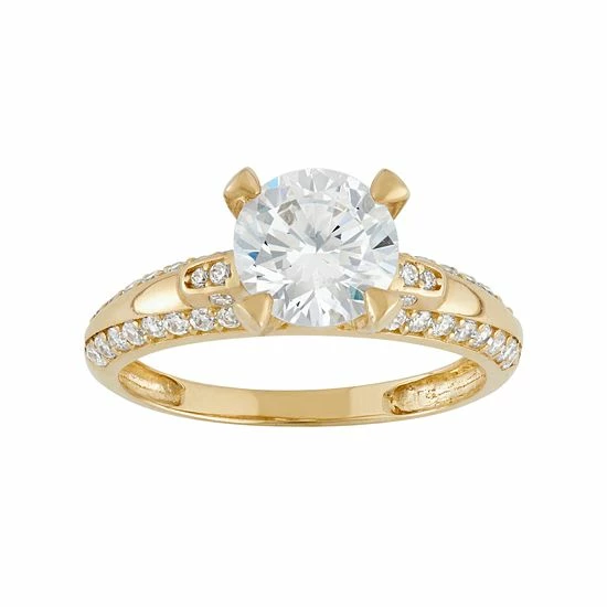 Designs by Gioelli Cubic Zirconia Engagement Ring in 10k Gold Designs By Gioelli Cubic Zirconia Engagement Ring In 10k Gold -Designs by Gioelli Shop unnamed file 1732