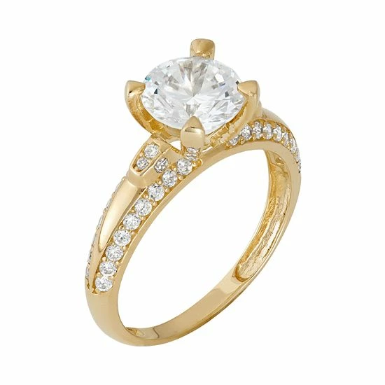 Designs by Gioelli Cubic Zirconia Engagement Ring in 10k Gold Designs By Gioelli Cubic Zirconia Engagement Ring In 10k Gold -Designs by Gioelli Shop unnamed file 1733