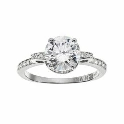 Designs By Gioelli Cubic Zirconia 10k White Gold Ring