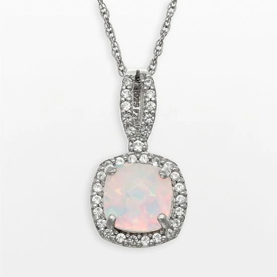 Designs by Gioelli Sterling Silver Lab-Created Opal and Lab-Created White Sapphire Square Halo Pendant Designs By Gioelli Sterling Silver Lab-Created Opal And Lab-Created White Sapphire Square Halo Pendant -Designs by Gioelli Shop unnamed file 1739