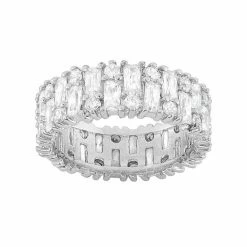 Designs By Gioelli Sterling Silver Cubic Zirconia Ring