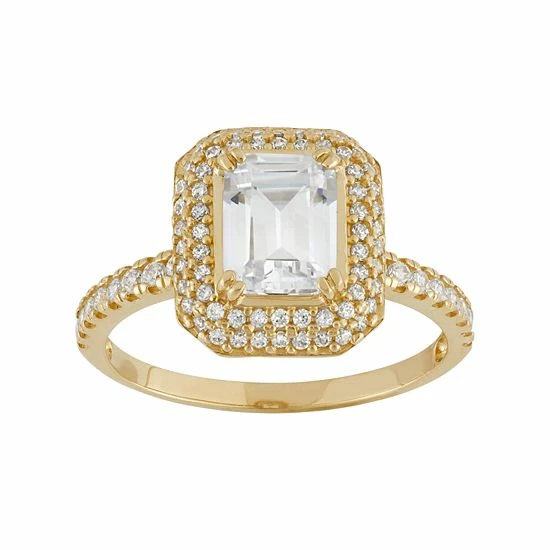 Designs by Gioelli Cubic Zirconia Rectangle Halo Engagement Ring in 10k Gold Designs By Gioelli Cubic Zirconia Rectangle Halo Engagement Ring In 10k Gold -Designs by Gioelli Shop unnamed file 1777