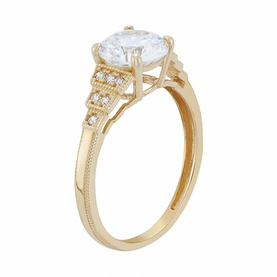Designs by Gioelli Cubic Zirconia Engagement Ring in 10k Gold Designs By Gioelli Cubic Zirconia Engagement Ring In 10k Gold -Designs by Gioelli Shop unnamed file 1784