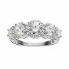 Designs By Gioelli Cubic Zirconia 10k White Gold 5-Stone Halo Ring -Designs by Gioelli Shop unnamed file 1787