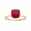 Designs By Gioelli Lab-Created Ruby 10k Gold Ring -Designs by Gioelli Shop unnamed file 211