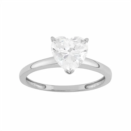 Designs by Gioelli Cubic Zirconia Heart Solitaire Engagement Ring in 10k Gold White Designs By Gioelli Cubic Zirconia Heart Solitaire Engagement Ring In 10k Gold White -Designs by Gioelli Shop unnamed file 22