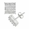 Designs By Gioelli Men's Square Sterling Silver Cubic Zirconia Stud Earrings -Designs by Gioelli Shop unnamed file 221