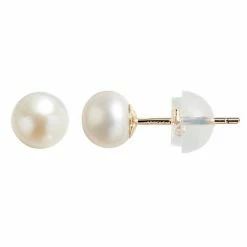 Designs By Gioelli 14k Gold Freshwater Cultured Pearl Stud Earrings