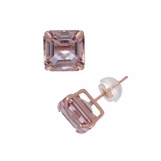 Designs by Gioelli 14k Rose Gold Simulated Morganite Stud Earrings Designs By Gioelli 14k Rose Gold Simulated Morganite Stud Earrings -Designs by Gioelli Shop unnamed file 261