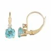 Designs By Gioelli 10k Gold Round-Cut Swiss Blue Topaz & White Zircon Leverback Earrings -Designs by Gioelli Shop unnamed file 279
