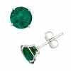 Designs By Gioelli Lab-Created Emerald 10k White Gold Stud Earrings -Designs by Gioelli Shop unnamed file 284