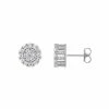 Designs By Gioelli Men's Pave Cubic Zirconia Stud Earrings Sterling Clear -Designs by Gioelli Shop unnamed file 297