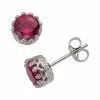 Designs By Gioelli Sterling Silver Lab-Created Ruby Stud Earrings -Designs by Gioelli Shop unnamed file 318