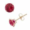 Designs By Gioelli Lab-Created Ruby 10k Gold Stud Earrings -Designs by Gioelli Shop unnamed file 322