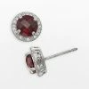 Designs By Gioelli Sterling Silver Garnet And Lab-Created White Sapphire Halo Stud Earrings 2 Designs By Gioelli Sterling Silver Garnet And Lab-Created White Sapphire Halo Stud Earrings -Designs by Gioelli Shop unnamed file 329