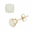 Designs By Gioelli Lab-Created Opal 10k Gold Stud Earrings -Designs by Gioelli Shop unnamed file 330