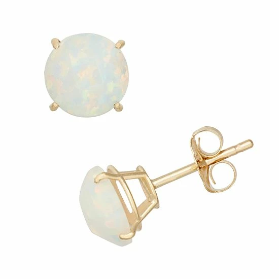 Designs by Gioelli Lab-Created Opal 10k Gold Stud Earrings Designs By Gioelli Lab-Created Opal 10k Gold Stud Earrings -Designs by Gioelli Shop unnamed file 330