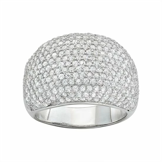 Designs by Gioelli Sterling Silver Cubic Zirconia Dome Ring Designs By Gioelli Sterling Silver Cubic Zirconia Dome Ring -Designs by Gioelli Shop unnamed file 331