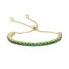 Designs By Gioelli 14k Gold Over Silver Simulated Emerald Lariat Bracelet 1 Designs By Gioelli 14k Gold Over Silver Simulated Emerald Lariat Bracelet -Designs by Gioelli Shop unnamed file 337