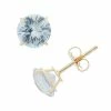 Designs By Gioelli Lab-Created Aquamarine 10k Gold Stud Earrings -Designs by Gioelli Shop unnamed file 374