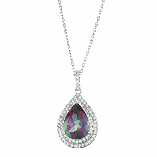 Designs by Gioelli Sterling Silver Mystic Fire Topaz & Cubic Zirconia Teardrop Halo Pendant Designs By Gioelli Sterling Silver Mystic Fire Topaz & Cubic Zirconia Teardrop Halo Pendant -Designs by Gioelli Shop unnamed file 402