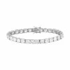 Designs By Gioelli Cubic Zirconia Sterling Silver Tennis Bracelet -Designs by Gioelli Shop unnamed file 413