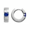 Designs By Gioelli Sterling Silver Lab-Created Sapphire Hoop Earrings 1 Designs By Gioelli Sterling Silver Lab-Created Sapphire Hoop Earrings -Designs by Gioelli Shop unnamed file 426