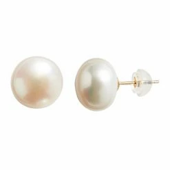 Designs By Gioelli 14k Gold Freshwater Cultured Pearl Stud Earrings