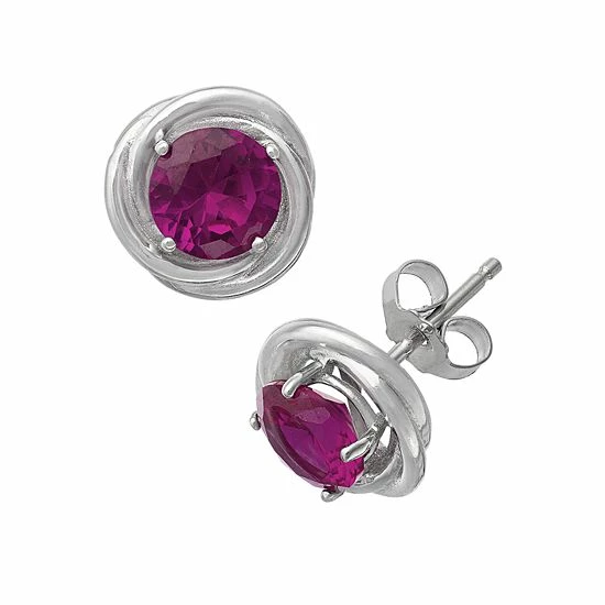 Designs by Gioelli Sterling Silver Lab-Created Ruby Swirl Stud Earrings Designs By Gioelli Sterling Silver Lab-Created Ruby Swirl Stud Earrings -Designs by Gioelli Shop unnamed file 436
