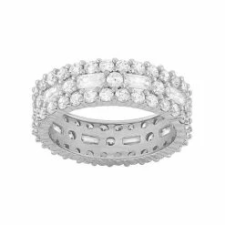 Designs By Gioelli Cubic Zirconia Sterling Silver Ring