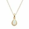 Designs By Gioelli 14k Gold Over Silver Lab-Created Opal Teardrop Pendant 2 Designs By Gioelli 14k Gold Over Silver Lab-Created Opal Teardrop Pendant -Designs by Gioelli Shop unnamed file 451