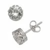 Designs By Gioelli Sterling Silver Lab-Created White Sapphire Stud Earrings -Designs by Gioelli Shop unnamed file 495