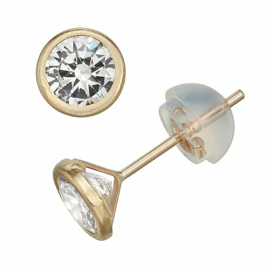 Designs by Gioelli 10k Gold Cubic Zirconia Bezel Solitaire Earrings Yellow Designs By Gioelli 10k Gold Cubic Zirconia Bezel Solitaire Earrings Yellow -Designs by Gioelli Shop unnamed file 503