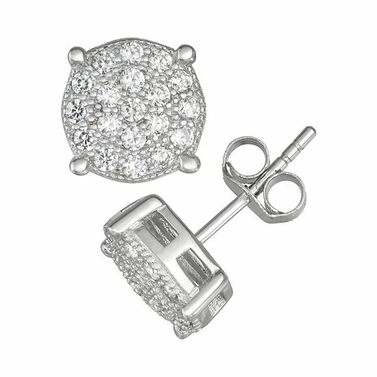 Designs by Gioelli Men's Sterling Silver Cubic Zirconia Round Stud Earrings Designs By Gioelli Men's Sterling Silver Cubic Zirconia Round Stud Earrings -Designs by Gioelli Shop unnamed file 515