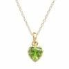 Designs By Gioelli 14k Gold Over Silver Peridot Heart Crown Pendant -Designs by Gioelli Shop unnamed file 584