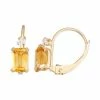 Designs By Gioelli 10k Gold Emerald-Cut Citrine & White Zircon Leverback Earrings -Designs by Gioelli Shop unnamed file 617