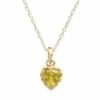 Designs By Gioelli 14k Gold Over Silver Citrine Heart Crown Pendant -Designs by Gioelli Shop unnamed file 627