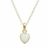 Designs By Gioelli 14k Gold Over Silver Lab-Created Opal Heart Crown Pendant -Designs by Gioelli Shop unnamed file 640
